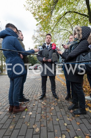  24.10.2018 WARSZAWA<br />KONFERENCJA PREZYDENTA ELEKTA RAFALA TRZASKOWSKIEGO NA BRODNIE<br />N/Z RAFAL TRZASKOWSKI<br /> 