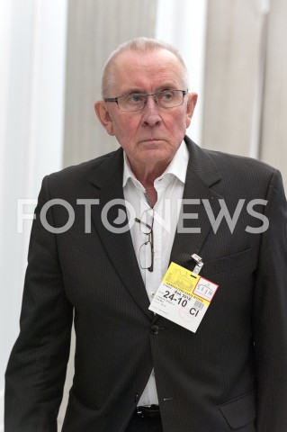  24.10.2018 WARSZAWA SEJM<br />POSIEDZENIE SEJMU<br />N/Z ANDRZEJ CZUMA<br /> 
