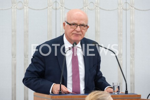  24.10.2018 WARSZAWA SEJM<br />POSIEDZENIE SEJMU<br />N/Z SENATOR MIECZYSLAW AUGUSTYN<br /> 