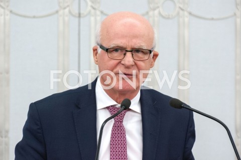  24.10.2018 WARSZAWA SEJM<br />POSIEDZENIE SEJMU<br />N/Z SENATOR MIECZYSLAW AUGUSTYN<br /> 