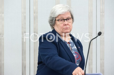  24.10.2018 WARSZAWA SEJM<br />POSIEDZENIE SEJMU<br />N/Z SENATOR BOGUSLAWA ORZECHOWSKA<br /> 