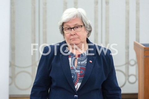  24.10.2018 WARSZAWA SEJM<br />POSIEDZENIE SEJMU<br />N/Z SENATOR BOGUSLAWA ORZECHOWSKA<br /> 