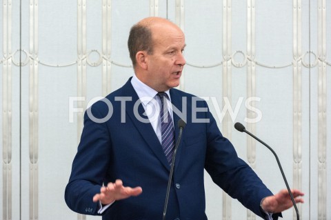  24.10.2018 WARSZAWA SEJM<br />POSIEDZENIE SEJMU<br />N/Z SENATOR KONSTANTY RADZIWILL<br /> 
