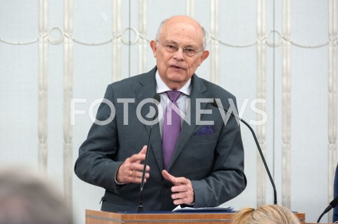  24.10.2018 WARSZAWA SEJM<br />POSIEDZENIE SEJMU<br />N/Z SENATOR MAREK BOROWSKI<br /> 