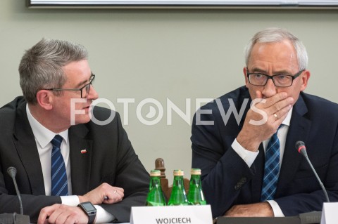  24.10.2018 WARSZAWA SEJM<br />POSIEDZENIE SEJMU<br />N/Z KAZIMIERZ SMOLINSKI WOJCIECH MURDZEK<br /> 