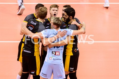  24.10.2018 GDANSK<br />
SIATKOWKA - FINAL SUPERPUCHARU POLSKI 2018<br />
MECZ TREFL GDANSK - PGE SKRA BELCHATOW<br />
N/Z PGE SKRA BELCHATOW RADOSC EMOCJE<br />
 