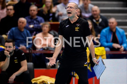  24.10.2018 GDANSK<br />
SIATKOWKA - FINAL SUPERPUCHARU POLSKI 2018<br />
MECZ TREFL GDANSK - PGE SKRA BELCHATOW<br />
N/Z ROBERTO PIAZZA PORTRET<br />
 