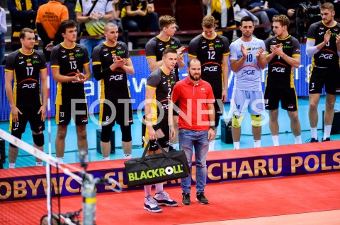  24.10.2018 GDANSK<br />
SIATKOWKA - FINAL SUPERPUCHARU POLSKI 2018<br />
MECZ TREFL GDANSK - PGE SKRA BELCHATOW<br />
N/Z MARIUSZ WLAZLY MVP SUPERPUCHARU<br />
 