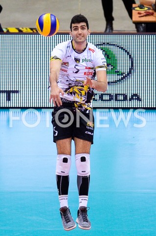  24.10.2018 GDANSK<br />
SIATKOWKA - FINAL SUPERPUCHARU POLSKI 2018<br />
MECZ TREFL GDANSK - PGE SKRA BELCHATOW<br />
N/Z MARCIN JANUSZ SYLWETKA<br />
 