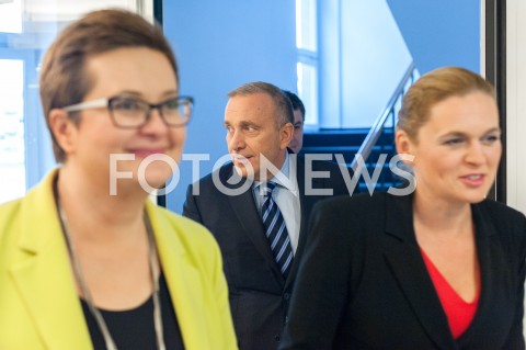  25.10.2018 WARSZAWA<br />KONFERENCJA KOALICJI OBYWATELSKIEJ NA TEMAT WYBOROW<br />N/Z KATARZYNA LUBNAUER GRZEGORZ SCHETYNA BARBARA NOWACKA<br /> 