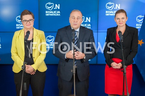 Konferencja Koalicji Obywatelskiej na temat wyborów w Warszawie