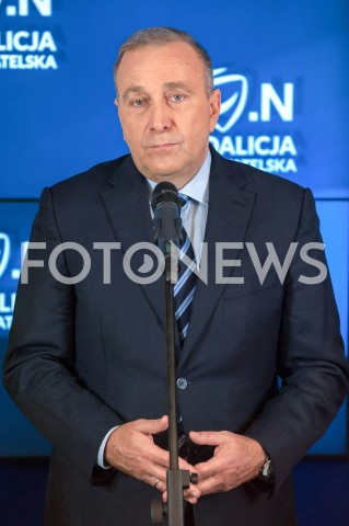  25.10.2018 WARSZAWA<br />KONFERENCJA KOALICJI OBYWATELSKIEJ NA TEMAT WYBOROW<br />N/Z GRZEGORZ SCHETYNA<br /> 