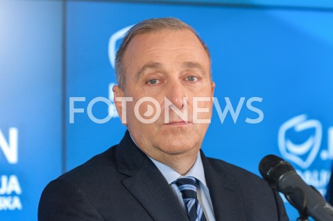  25.10.2018 WARSZAWA<br />KONFERENCJA KOALICJI OBYWATELSKIEJ NA TEMAT WYBOROW<br />N/Z GRZEGORZ SCHETYNA<br /> 