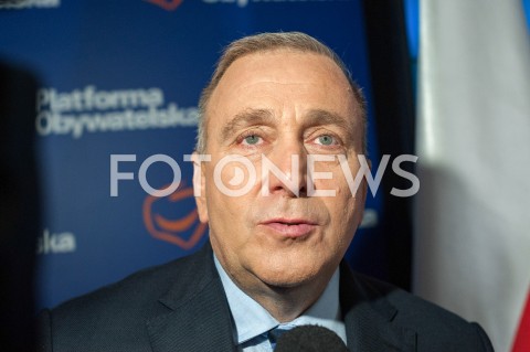  25.10.2018 WARSZAWA<br />KONFERENCJA KOALICJI OBYWATELSKIEJ NA TEMAT WYBOROW<br />N/Z GRZEGORZ SCHETYNA<br /> 