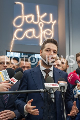  26.10.2018 WARSZAWA<br />PODSUMOWANIE KAMPANII WYBORCZEJ PATRYKA JAKIEGO <br />N/Z PATRYK JAKI<br /> 