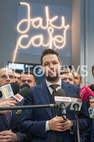  26.10.2018 WARSZAWA<br />PODSUMOWANIE KAMPANII WYBORCZEJ PATRYKA JAKIEGO <br />N/Z PATRYK JAKI<br /> 