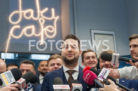  26.10.2018 WARSZAWA<br />PODSUMOWANIE KAMPANII WYBORCZEJ PATRYKA JAKIEGO <br />N/Z PATRYK JAKI<br /> 