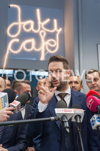 26.10.2018 WARSZAWA<br />PODSUMOWANIE KAMPANII WYBORCZEJ PATRYKA JAKIEGO <br />N/Z PATRYK JAKI<br /> 