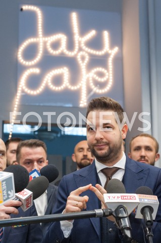  26.10.2018 WARSZAWA<br />PODSUMOWANIE KAMPANII WYBORCZEJ PATRYKA JAKIEGO <br />N/Z PATRYK JAKI<br /> 