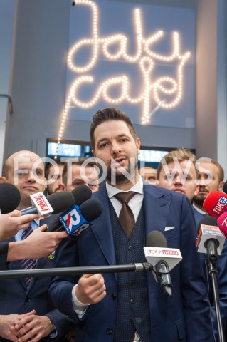  26.10.2018 WARSZAWA<br />PODSUMOWANIE KAMPANII WYBORCZEJ PATRYKA JAKIEGO <br />N/Z PATRYK JAKI<br /> 