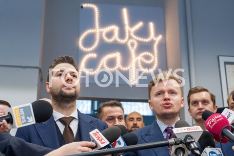  26.10.2018 WARSZAWA<br />PODSUMOWANIE KAMPANII WYBORCZEJ PATRYKA JAKIEGO <br />N/Z PATRYK JAKI OLIWER KUBICKI<br /> 