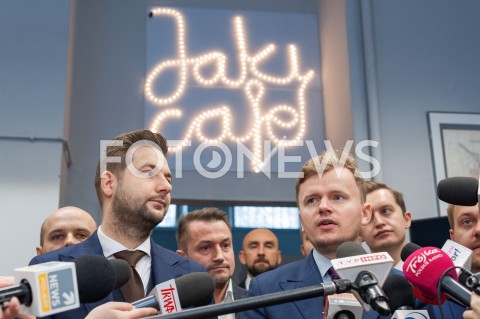  26.10.2018 WARSZAWA<br />PODSUMOWANIE KAMPANII WYBORCZEJ PATRYKA JAKIEGO <br />N/Z PATRYK JAKI OLIWER KUBICKI<br /> 