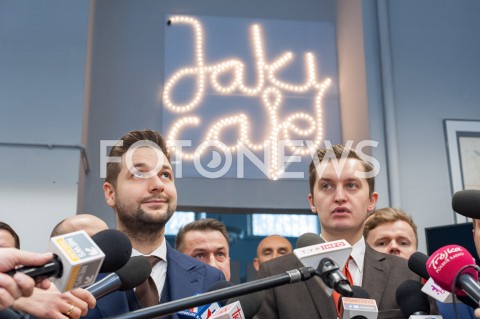  26.10.2018 WARSZAWA<br />PODSUMOWANIE KAMPANII WYBORCZEJ PATRYKA JAKIEGO <br />N/Z PATRYK JAKI SEBASTIAN KALETA<br /> 