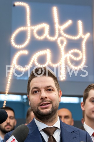  26.10.2018 WARSZAWA<br />PODSUMOWANIE KAMPANII WYBORCZEJ PATRYKA JAKIEGO <br />N/Z PATRYK JAKI<br /> 