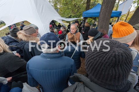  26.10.2018 WARSZAWA<br />DZIEWIATY DZIEN STRAJKU PRACOWNIKOW PLL LOT<br />N/Z ADAM RZESZOT SZEF ZWIAZKU ZAWODOWEGO PILOTOW PLL LOT<br /> 
