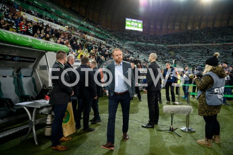  27.10.2018 GDANSK<br />
PILKA NOZNA - EKSTRAKLASA SEZON 2018/2019<br />
MECZ LECHIA GDANSK - ARKA GDYNIA<br />
N/Z PIOTR STOKOWIEC PORTRET SYLWETKA<br />
 