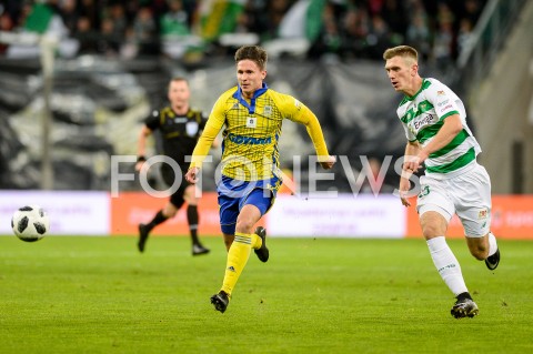  27.10.2018 GDANSK<br />
PILKA NOZNA - EKSTRAKLASA SEZON 2018/2019<br />
MECZ LECHIA GDANSK - ARKA GDYNIA<br />
N/Z MACIEJ JANKOWSKI MICHAL NALEPA<br />
 