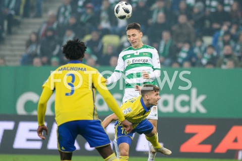  27.10.2018 GDANSK<br />
PILKA NOZNA - EKSTRAKLASA SEZON 2018/2019<br />
MECZ LECHIA GDANSK - ARKA GDYNIA<br />
N/Z JAKUB ARAK<br />
 