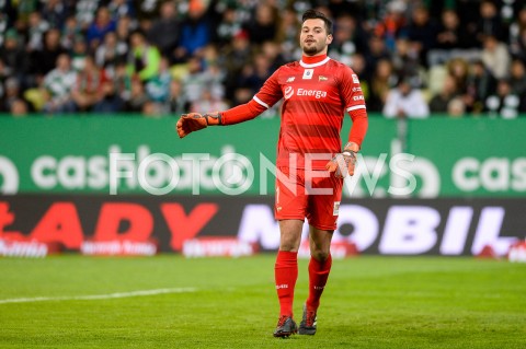  27.10.2018 GDANSK<br />
PILKA NOZNA - EKSTRAKLASA SEZON 2018/2019<br />
MECZ LECHIA GDANSK - ARKA GDYNIA<br />
N/Z ZLATAN ALOMEROVIC SYLWETKA<br />
 