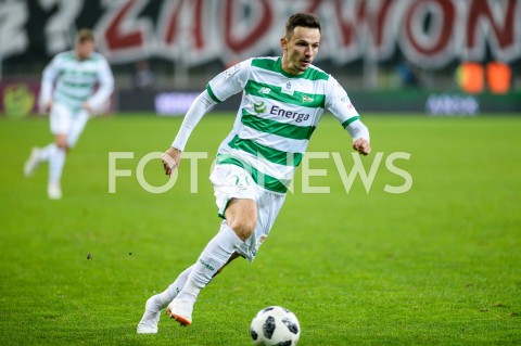  27.10.2018 GDANSK<br />
PILKA NOZNA - EKSTRAKLASA SEZON 2018/2019<br />
MECZ LECHIA GDANSK - ARKA GDYNIA<br />
N/Z RAFAL WOLSKI SYLWETKA<br />
 