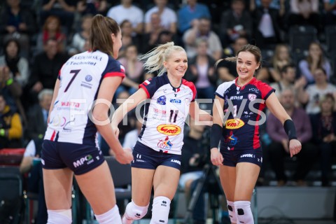  28.10.2018 LODZ SIATKOWKA SUPERPUCHAR POLSKI<br />
GROT BUDOWLANI LODZ - CHEMIK POLICE<br />
N/Z RADOSC EMOCJE WYGRANA MARIA STENZEL AGATA BABICZ<br />
 