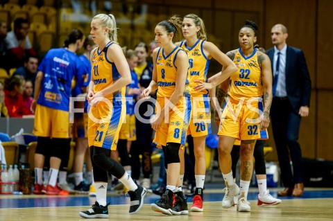  28.10.2018 GDYNIA<br />
KOSZYKOWKA - ENERGA BASKET LIGA KOBIET SEZON 2018/2019<br />
MECZ ARKA GDYNIA - KS SLEZA WROCLAW<br />
N/Z ARKA GDYNIA PAULINA MISIEK REBECCA ALLEN SONJA GREINACHER EMMA CANNON<br />
 