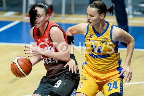  28.10.2018 GDYNIA<br />
KOSZYKOWKA - ENERGA BASKET LIGA KOBIET SEZON 2018/2019<br />
MECZ ARKA GDYNIA - KS SLEZA WROCLAW<br />
N/Z TAISIIA UDONENKO ANNA JURCENKOVA<br />
 