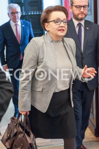  30.10.2018 WARSZAWA<br />KANCELARIA PREZESA RADY MINISTROW<br />POSIEDZENIE RADY MINISTROW<br />N/Z ANNA ZALEWSKA<br /> 