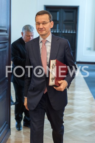  30.10.2018 WARSZAWA<br />KANCELARIA PREZESA RADY MINISTROW<br />POSIEDZENIE RADY MINISTROW<br />N/Z PREMIER MATEUSZ MORAWIECKI<br /> 