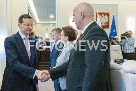  30.10.2018 WARSZAWA<br />KANCELARIA PREZESA RADY MINISTROW<br />POSIEDZENIE RADY MINISTROW<br />N/Z PREMIER MATEUSZ MORAWIECKI JOACHIM BRUDZINSKI<br /> 