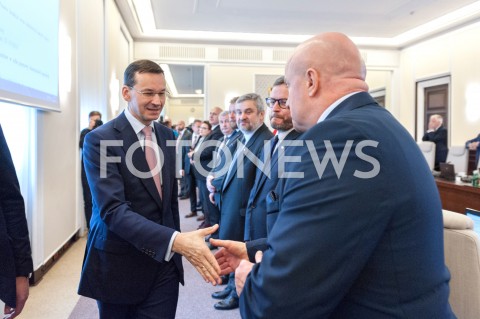  30.10.2018 WARSZAWA<br />KANCELARIA PREZESA RADY MINISTROW<br />POSIEDZENIE RADY MINISTROW<br />N/Z PREMIER MATEUSZ MORAWIECKI JAROSLAW STAWIARSKI <br /> 