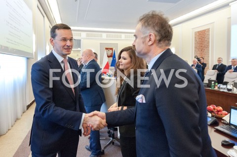 30.10.2018 WARSZAWA<br />KANCELARIA PREZESA RADY MINISTROW<br />POSIEDZENIE RADY MINISTROW<br />N/Z PREMIER MATEUSZ MORAWIECKI WALDEMAR PARUCH<br /> 