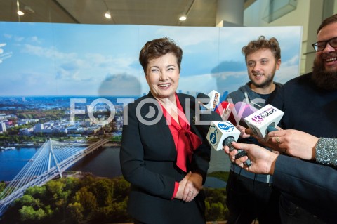  30.10.2018 WARSZAWA<br />PODSUMOWANIE TRZECH KADENCJI RZADOW HANNY GRONKIEWICZ WALTZ<br />N/Z HANNA GRONKIEWICZ WALTZ<br /> 