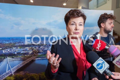  30.10.2018 WARSZAWA<br />PODSUMOWANIE TRZECH KADENCJI RZADOW HANNY GRONKIEWICZ WALTZ<br />N/Z HANNA GRONKIEWICZ WALTZ<br /> 