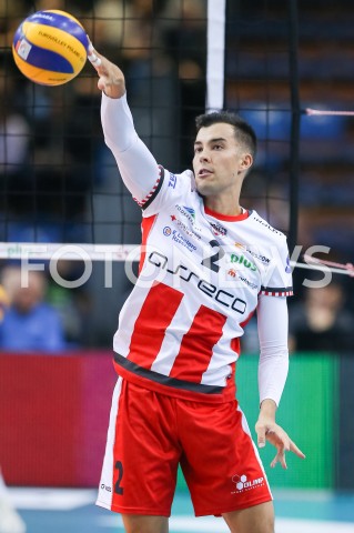  03.11.2018 RZESZOW <br />
SIATKOWKA PLUSLIGA 2018/2019 MEN VOLLEYBALL POLAND POLISH PLUS LIGA LEAGUE SEASON 2018/2019 <br />
MECZ ASSECO RESOVIA RZESZOW - MKS BEDZIN <br />
N/Z KAWIKA SHOJI SYLWETKA <br />
 