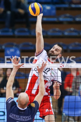  03.11.2018 RZESZOW <br />
SIATKOWKA PLUSLIGA 2018/2019 MEN VOLLEYBALL POLAND POLISH PLUS LIGA LEAGUE SEASON 2018/2019 <br />
MECZ ASSECO RESOVIA RZESZOW - MKS BEDZIN <br />
N/Z MARCIN MOZDZONEK <br />
 