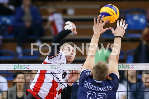  03.11.2018 RZESZOW <br />
SIATKOWKA PLUSLIGA 2018/2019 MEN VOLLEYBALL POLAND POLISH PLUS LIGA LEAGUE SEASON 2018/2019 <br />
MECZ ASSECO RESOVIA RZESZOW - MKS BEDZIN <br />
N/Z DAMIAN SCHULZ <br />
 