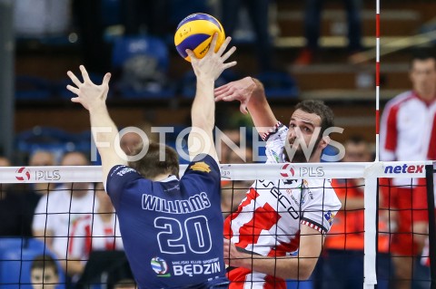  03.11.2018 RZESZOW <br />
SIATKOWKA PLUSLIGA 2018/2019 MEN VOLLEYBALL POLAND POLISH PLUS LIGA LEAGUE SEASON 2018/2019 <br />
MECZ ASSECO RESOVIA RZESZOW - MKS BEDZIN <br />
N/Z MATEUSZ MIKA LINCOLN WILLIAMS <br />
 