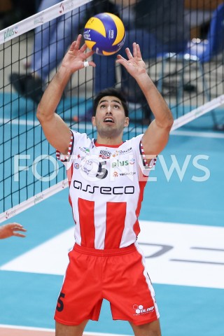  11.11.2018 RZESZOW <br />SIATKOWKA PLUS LIGA 2018/2019 MEN VOLLEYBALL POLAND POLISH PLUSLIGA LEAGUE SEASON 2018/2019 <br />MECZ ASSECO RESOVIA RZESZOW - ZAKSA KEDZIERZYN KOZLE<br />N/Z RAFAEL REDWITZ SYLWETKA <br /> 