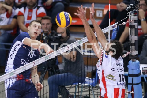  11.11.2018 RZESZOW <br />
SIATKOWKA PLUS LIGA 2018/2019 MEN VOLLEYBALL POLAND POLISH PLUSLIGA LEAGUE SEASON 2018/2019 <br />
MECZ ASSECO RESOVIA RZESZOW - ZAKSA KEDZIERZYN KOZLE<br />
N/Z RAFAL SZYMURA <br />
 